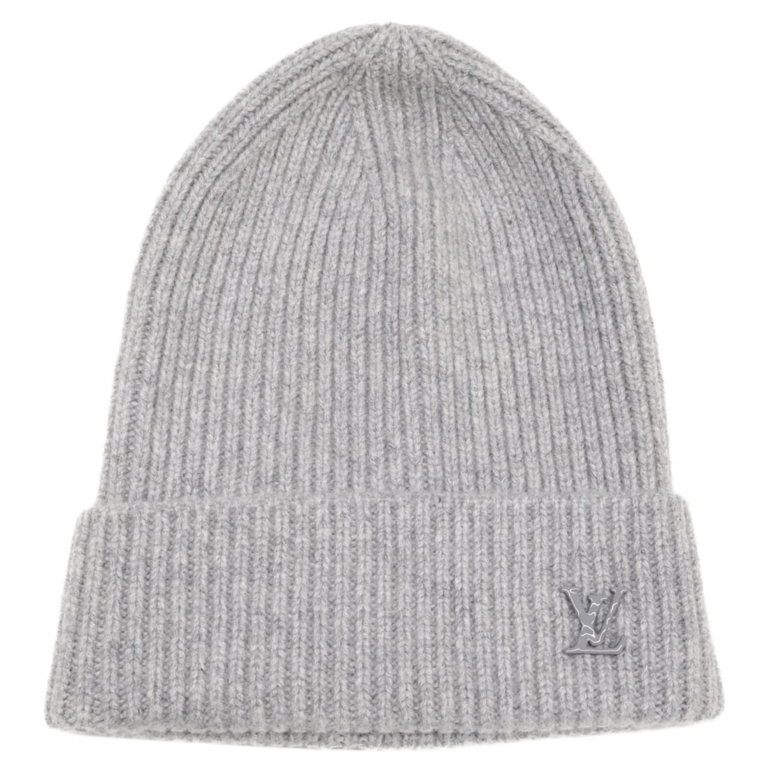 LOUIS VUITTON MP3248 Beanie - LV Ahead 1.1 Knit Hat, Green, Men's: --- Catalog ---Category: DesignType: Knit hatColor: GrayGender: MenMaterial: Cashmere Category: GeneralMPN: MY4212Brand: Louis Vuitton--- Item List ---Section: ConditionRanking: Rank A Used - A few tr