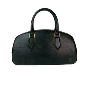 LOUIS VUITTON Vintage Jasmine Epi Leather Handbag/Mini Boston Bag in Noir 11450