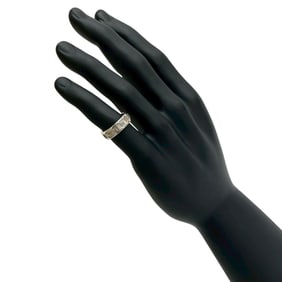 TIFFANY & Co. Tiffany Atlas Ring, 925 Sterling Silver, Size 12, Women's, 14127