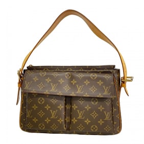 Louis Vuitton Monogram Viva Cite GM Shoulder Bag M51163 Brown Women's