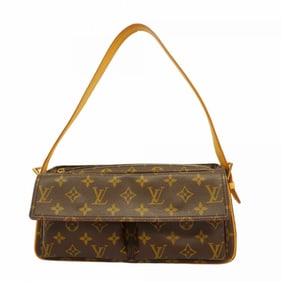 Louis Vuitton Monogram Viva Cite MM Shoulder Bag M51164 Brown Women's