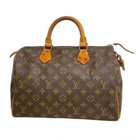 Louis Vuitton Monogram Speedy 30 Handbag M41108 Brown Women's