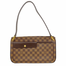 Louis Vuitton Damier Aubagne Shoulder Bag N51129 Ebene for Women