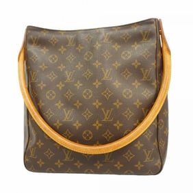Louis Vuitton Monogram Looping GM Shoulder Bag M51145 Brown Women's