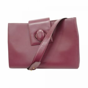 Cartier Must Shoulder Bag, Leather, Bordeaux, Women's