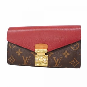 Louis Vuitton Monogram Pallas Portefeuille Long Wallet M58414 Brown Women's