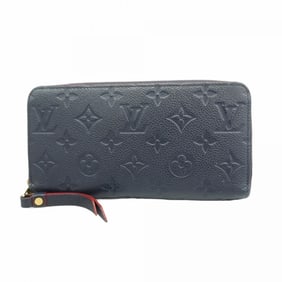 Louis Vuitton Monogram Empreinte Zippy Wallet M62121 Marine Rouge Women's Long