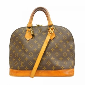 Louis Vuitton Monogram Alma Handbag M51130 Brown 2-Way Bag for Women