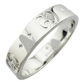 Gucci Icon Ring, size 8.5, 18k gold, women's.