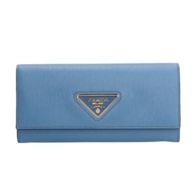 Prada Saffiano Leather Long Wallet 1MH132 Women's PRADA