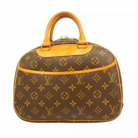 Louis Vuitton Monogram Trouville Handbag M42228 Brown Women's