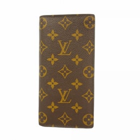 Louis Vuitton Monogram Portefeuille Brazza Long Wallet M66540 Brown Men's