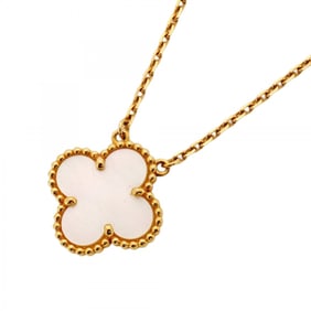 Van Cleef & Arpels Alhambra Necklace in 18KYG Yellow Gold with Mother-of-Pearl for Women