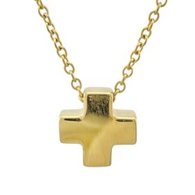 Tiffany Roman Cross Necklace, 18k Gold, Women's, TIFFANY & Co.