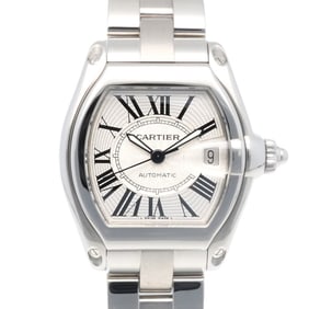 Cartier Roadster LM Watch, Stainless Steel, W62025V3 (2510), Automatic, Overhauled and Refinished,