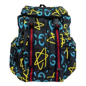 Gucci Ghost Backpack/Daypack, Nylon Canvas 429037, Unisex