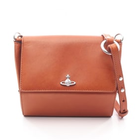 Vivienne Westwood Sapphire Crossbody Shoulder Bag, Brown Leather, Women's, S4803000RWL00AA001
