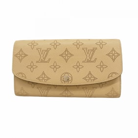 Louis Vuitton Mahina Portefeuille Iris Long Wallet M60144 Galle Women's