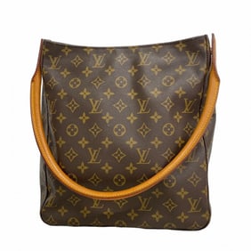 Louis Vuitton Monogram Looping GM Shoulder Bag M51145 Brown Women's