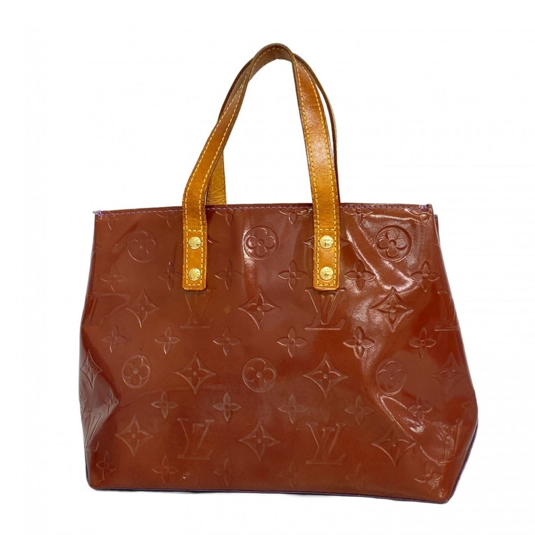 Louis Vuitton Vernis Reed PM Handbag M91089 Violet Women's (1 of 20)