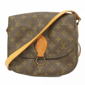 Louis Vuitton Monogram Saint-Cloud GM Shoulder Bag M51242 Brown Women's