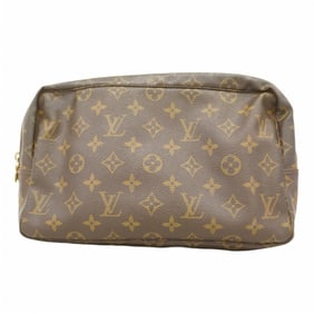 Louis Vuitton Monogram True Toilet Wallet 28 M47522 Brown Women's Pouch