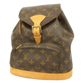 Louis Vuitton Monogram Montsouris MM Backpack M51136 Brown Women's