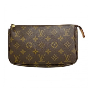Louis Vuitton Monogram Pochette Accessoires M51980 Brown Women's Pouch