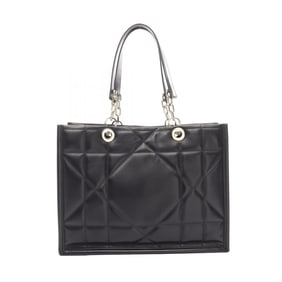Christian Dior Dior Essential Medium Archi Cannage Tote Bag, Leather, Women's, Black