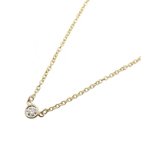 Tiffany & Co. By the Yard Necklace, 18K Yellow Gold with Diamonds, Women's, and Clear