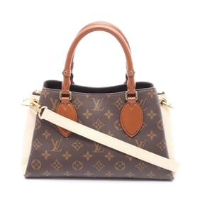 Louis Vuitton Vendome BB Handbag, Coated Canvas and Leather, Monogram, Women's, Brown White, M46495