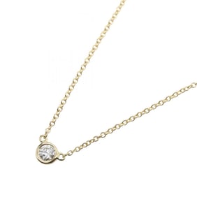 Tiffany & Co. By the Yard Diamond Necklace, 18K Yellow Gold with Diamonds, Women's, and Clear