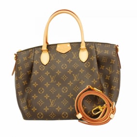 Louis Vuitton Monogram Turen MM Handbag M48814 Brown 2-Way Bag for Women P1515654
