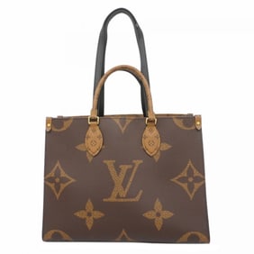 Louis Vuitton Monogram Giant Reverse On-the-Go Tote Bag M45321 Brown 2-Way for Men and Women
