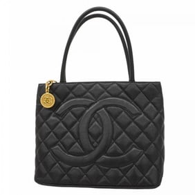 Chanel Reissue Tote Bag, Caviar Skin, Black, Women's