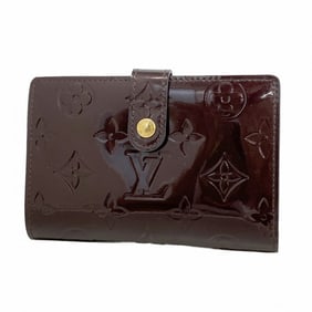 Louis Vuitton Vernis Portefeuille Viennois Wallet M93521 Amaranth Women's