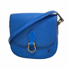 Louis Vuitton Epi Mini Saint-Cloud Shoulder Bag M52215 Toledo Blue for Women