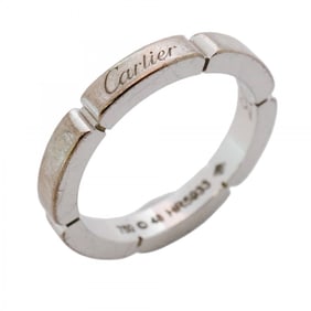 Cartier Maillon Panthère Ring, 18K White Gold, #48, Women's, P1503732