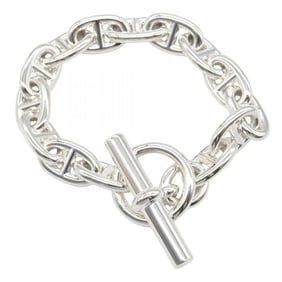 Hermes Hermès Chaine Dunk MM 14-link bracelet in 925 silver for men and women.