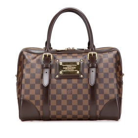Louis Vuitton Damier Berkeley Handbag N52000 Brown Leather Women's LOUIS VUITTON