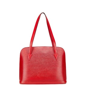 Louis Vuitton Epi Lussac Tote/Shoulder Bag M52287 Castilian Red Leather Women's LOUIS VUITTON