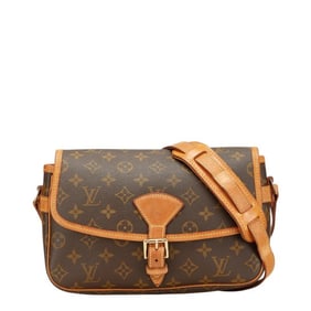 Louis Vuitton Monogram Sologne Shoulder Bag M42250 Brown Leather Women's LOUIS VUITTON