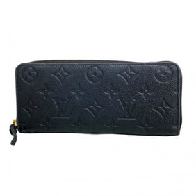 Louis Vuitton Monogram Empreinte Portefeuille Clemence Long Wallet M60171 Noir Women's