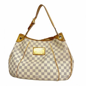 Louis Vuitton Damier Azur Galliera PM Shoulder Bag N55215 White Women's