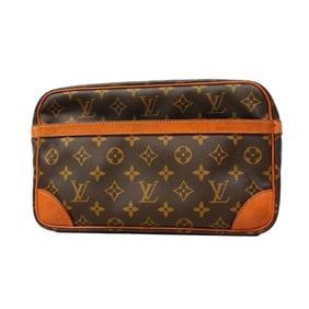 Louis Vuitton Monogram Compiègne 28 Clutch Bag M51845 Brown Men's/Women's