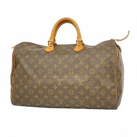 Louis Vuitton Monogram Speedy 40 Handbag M41106 Brown Women's