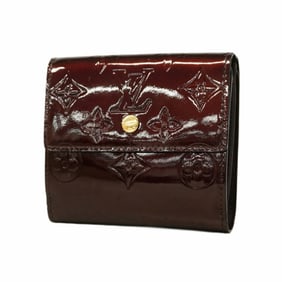 Louis Vuitton Vernis Portefeuille Elise Tri-fold Wallet M93523 Amaranth Women's P1490156