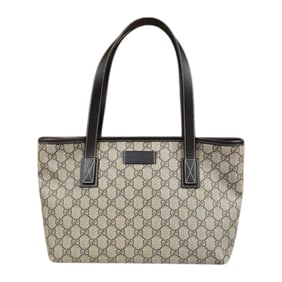 Gucci GG Supreme Tote Bag, Canvas 211138, Beige, Women's, GUCCI