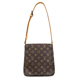 Louis Vuitton Musette Salsa Short Monogram Canvas Shoulder Bag M51258 Brown Women's LOUIS VUITTON