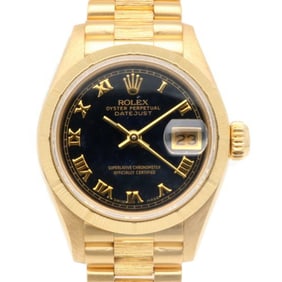 Rolex Datejust Oyster Perpetual Watch, 18k Gold, 69278, Automatic, Overhauled and Refinished,